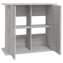 Supporto Acquario 81x36x73cm in Legno Multistrato Grigio Sonoma