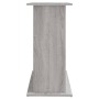 Supporto Acquario 81x36x73cm in Legno Multistrato Grigio Sonoma