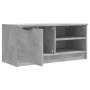 Mobili TV 2 pz Grigio Cemento 80x35x36,5cm in Legno Multistrato