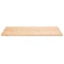 Piano Tavolo 100x60x2,5 cm Legno Massello di Pino Rettangolare