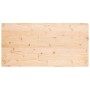 Piano Tavolo 100x60x2,5 cm Legno Massello di Pino Rettangolare