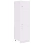 Mobile per Frigo Bianco 60x57x207 cm Legno Multistrato