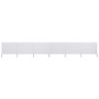 Paravento a 6 Pannelli in Tessuto 800x160 cm Bianco Sabbia