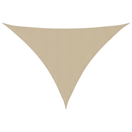 Parasole a Vela Oxford Triangolare 3x4x5 m Beige