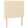 Giroletto a Molle con Materasso Crema 80x200 cm inTessuto