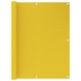Paravento da Balcone Giallo 120x400 cm in HDPE