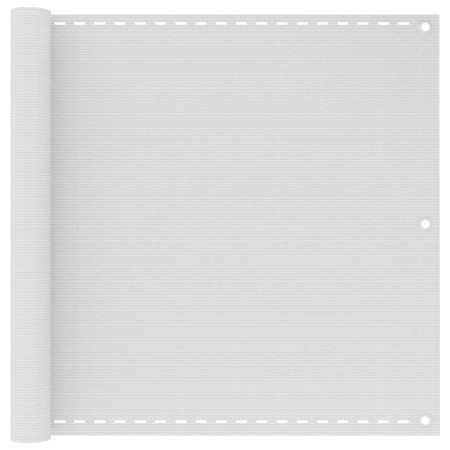 Paravento da Balcone Bianco 90x500 cm in HDPE