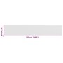 Paravento da Balcone Bianco 90x500 cm in HDPE