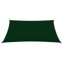 Parasole a Vela Oxford Rettangolare 2x3,5 m Verde Scuro