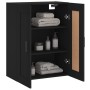 Mobile a Parete Nero 69,5x34,90 cm in Legno Multistrato