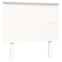 Letto per Anziani Bianco Testiera Small Single Legno Massello