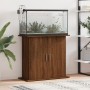 Supporto Acquario 81x36x73 cm Legno Multistrato Rovere Marrone