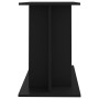 Supporto per Acquario 100x40x60 cm in Legno Multistrato Nero