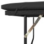 Divano da Giardino con Cuscini a 2 Posti Nero in Polyrattan