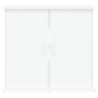 Supporto per Acquario Bianco 81x36x73 cm in Legno Multistrato