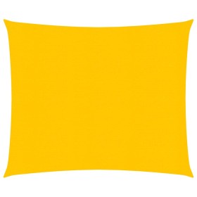 Vela Parasole 160 g/m² Rettangolare Giallo 2x2,5 m in HDPE