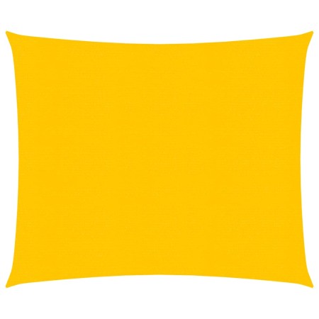 Vela Parasole 160 g/m² Rettangolare Giallo 2x2,5 m in HDPE