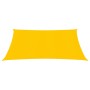 Vela Parasole 160 g/m² Rettangolare Giallo 2x2,5 m in HDPE