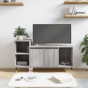 Mobile TV Grigio Sonoma 100x35x55 cm in Legno Multistrato