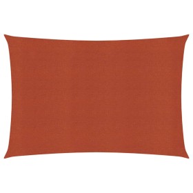 Vela Parasole 160 g/m² Terracotta 3x4 m in HDPE