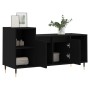 Mobile Porta TV Nero 100x35x55 cm in Legno Multistrato