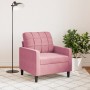 Poltrona Rosa 60 cm Velluto