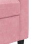 Poltrona Rosa 60 cm Velluto