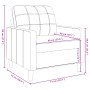 Poltrona Rosa 60 cm Velluto