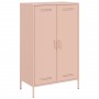 Credenza Rosa 68x39x113 cm in Acciaio