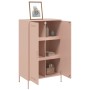 Credenza Rosa 68x39x113 cm in Acciaio