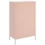 Credenza Rosa 68x39x113 cm in Acciaio