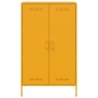 Credenza Giallo Senape 68x39x113 cm in Acciaio