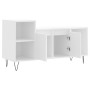 Mobile Porta TV Bianco 100x35x55 cm in Legno Multistrato