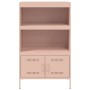 Credenza Rosa 68x39x113 cm in Acciaio