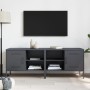 Mobili TV 2pz Antracite 68x39x50,5 cm in Acciaio