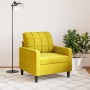 Poltrona Giallo 60 cm Velluto