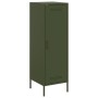 Credenza Verde Oliva 36x39x113 cm in Acciaio