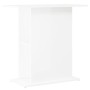 Supporto Acquario 75x36x72,5 cm Legno Multistrato Bianco Lucido