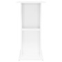 Supporto Acquario 75x36x72,5 cm Legno Multistrato Bianco Lucido