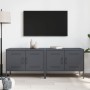 Mobili TV 2pz Antracite 68x39x50,5 cm in Acciaio