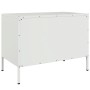 Mobile TV Bianco 68x39x50,5 cm in Acciaio