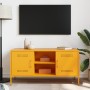 Mobile TV Giallo Senape 100,5x39x50,5 cm in Acciaio