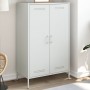 Credenza Bianca 68x39x113 cm in Acciaio