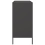 Credenza Nera 68x39x79 cm in Acciaio