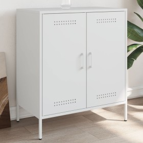 Credenza Bianca 68x39x79 cm in Acciaio