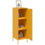 Credenza Giallo Senape 36x39x113 cm in Acciaio