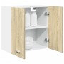 Mobile Pensile Rovere Sonoma 60x31x60 cm Legno Multistrato