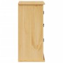 Mobile Bagno a Parete Corona 70x33x71,5cm Legno Massello Pino