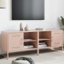 Mobili TV 2pz Rosa 68x39x50,5 cm in Acciaio