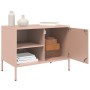 Mobili TV 2pz Rosa 68x39x50,5 cm in Acciaio